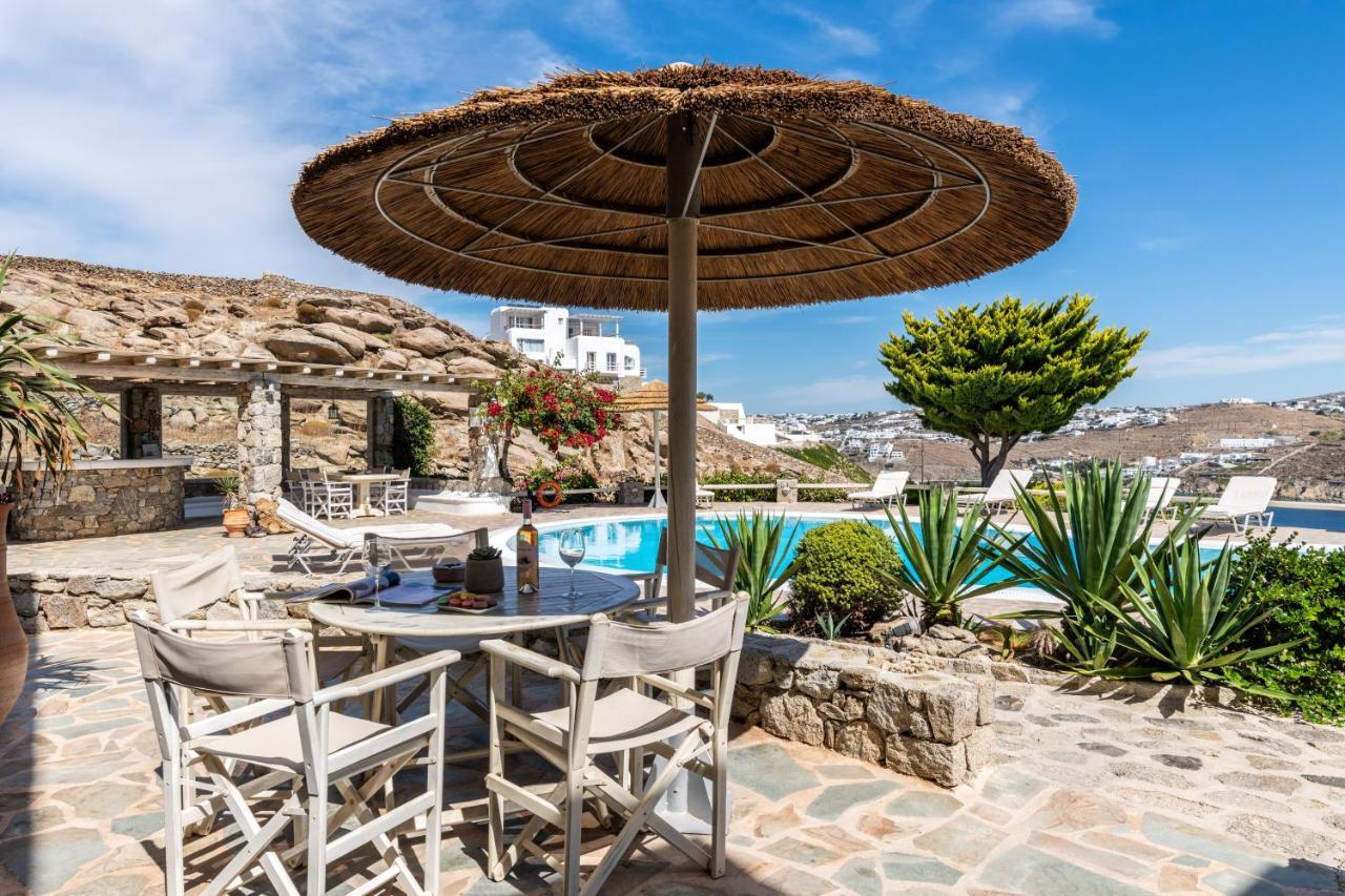 Yalos Mykonos Ornos Pouli Private Apartments W Shared Swimming Pool Mykonos Town المظهر الخارجي الصورة
