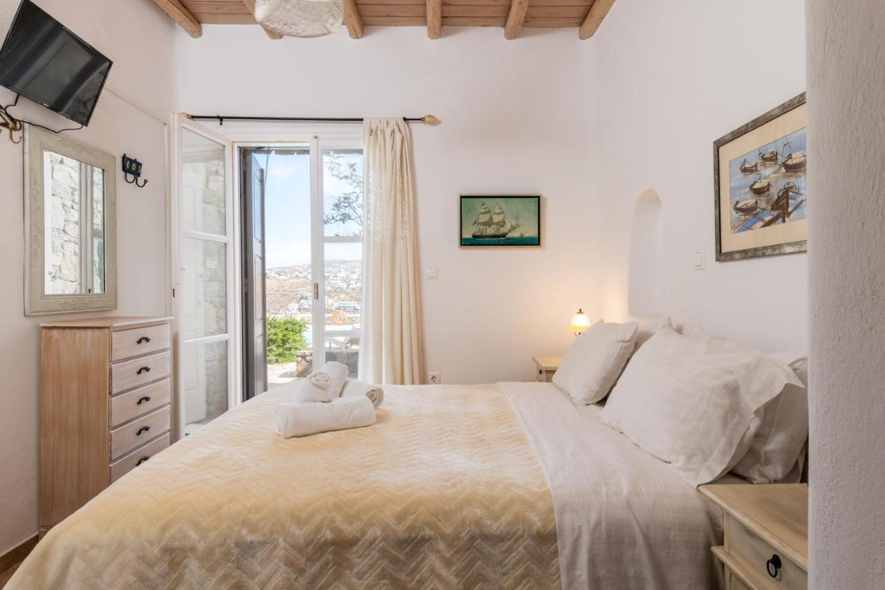 Yalos Mykonos Ornos Pouli Private Apartments W Shared Swimming Pool Mykonos Town المظهر الخارجي الصورة