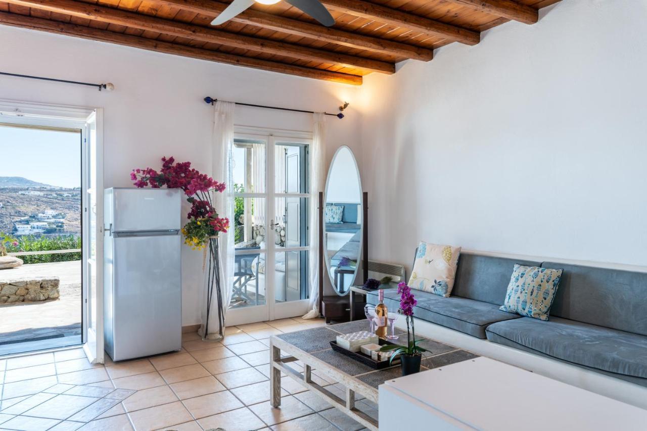 Yalos Mykonos Ornos Pouli Private Apartments W Shared Swimming Pool Mykonos Town المظهر الخارجي الصورة