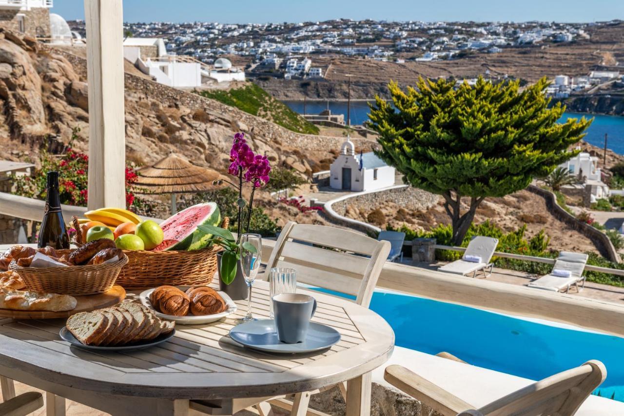 Yalos Mykonos Ornos Pouli Private Apartments W Shared Swimming Pool Mykonos Town المظهر الخارجي الصورة