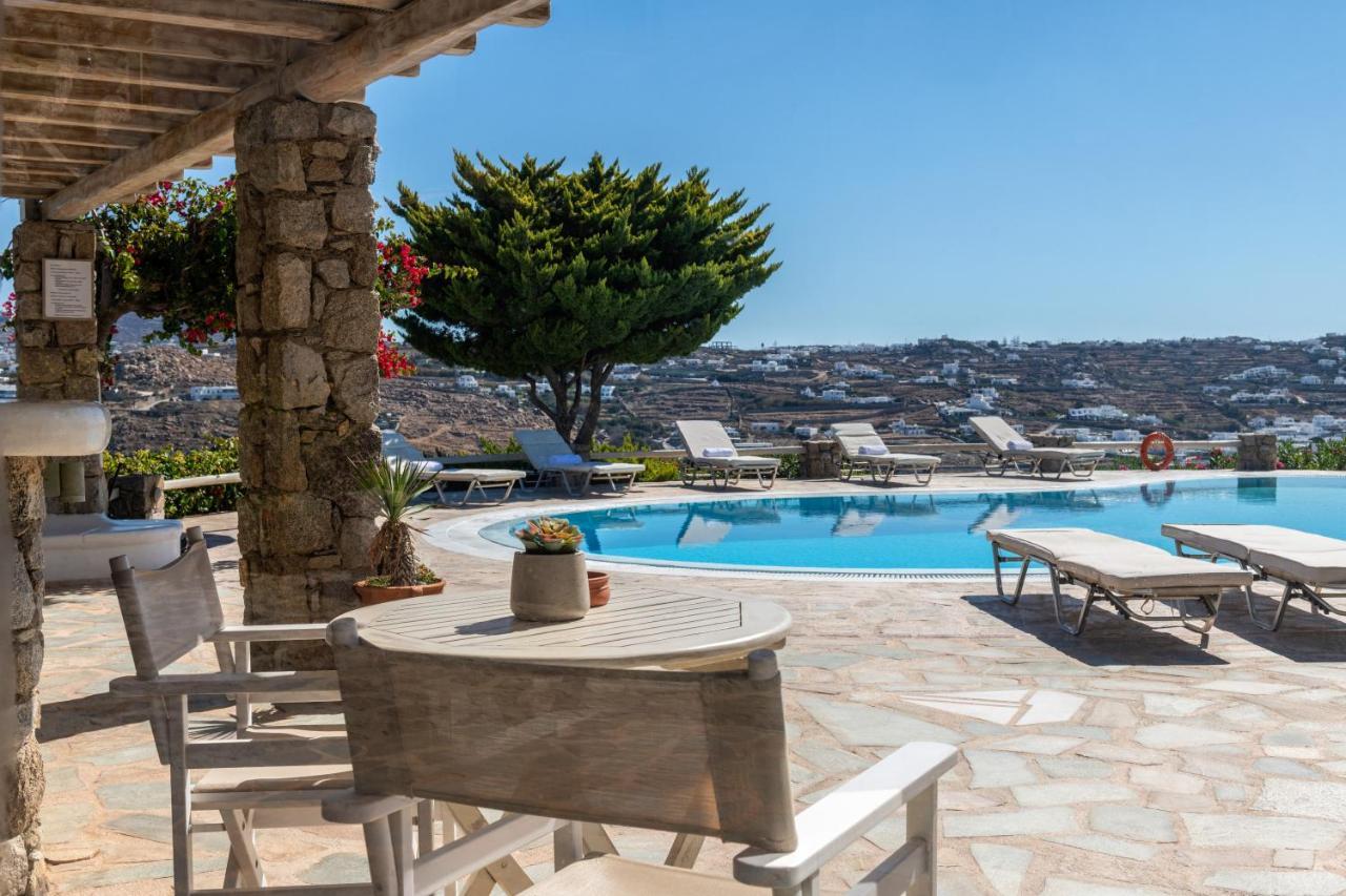 Yalos Mykonos Ornos Pouli Private Apartments W Shared Swimming Pool Mykonos Town المظهر الخارجي الصورة