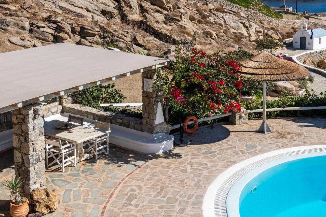 Yalos Mykonos Ornos Pouli Private Apartments W Shared Swimming Pool Mykonos Town المظهر الخارجي الصورة